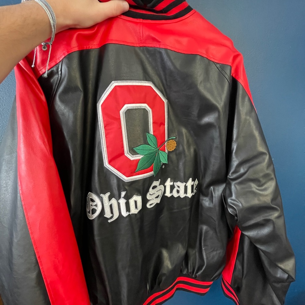 Ohio State Buckeyes Leather Jacket - image 2